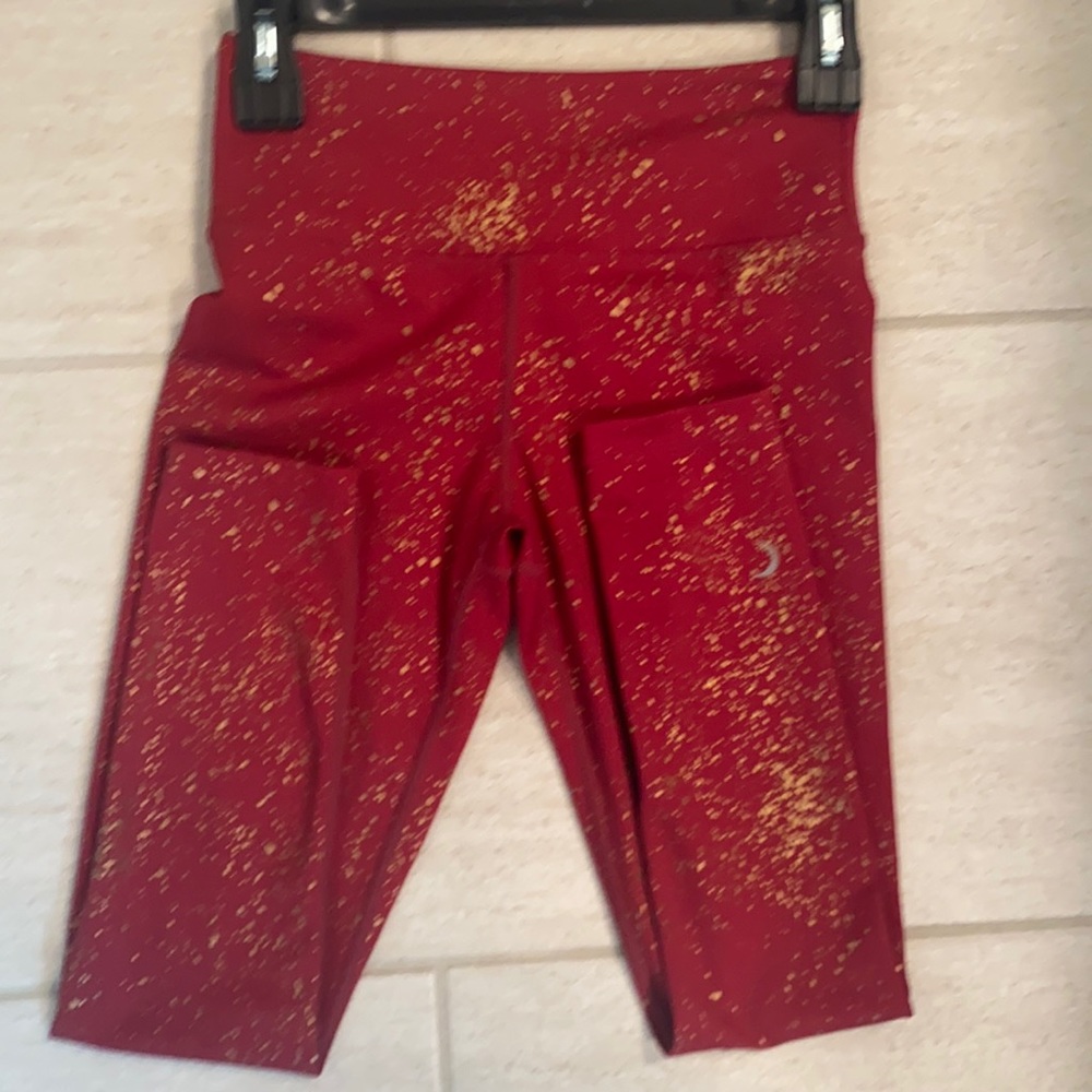 Red/Gold Light N Tight Leggings